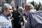 عکس جالب از سردار قاآنی در میان سرداران سپاه + عکس 
