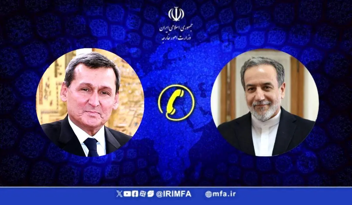 تماس تلفنی وزیر خارجه ترکمنستان با وزیر امورخارجه کشورمان 