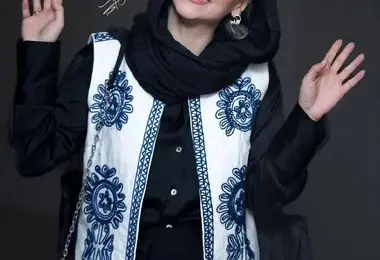 نازنین بیاتی با چهره و استایل معصومانه/ عکس