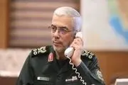 گفتگوی مهم دو مقام بلندپایه نظامی ایران و آذربایجان