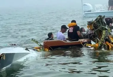 سقوط هواپیمای نیروی دریایی مکزیک