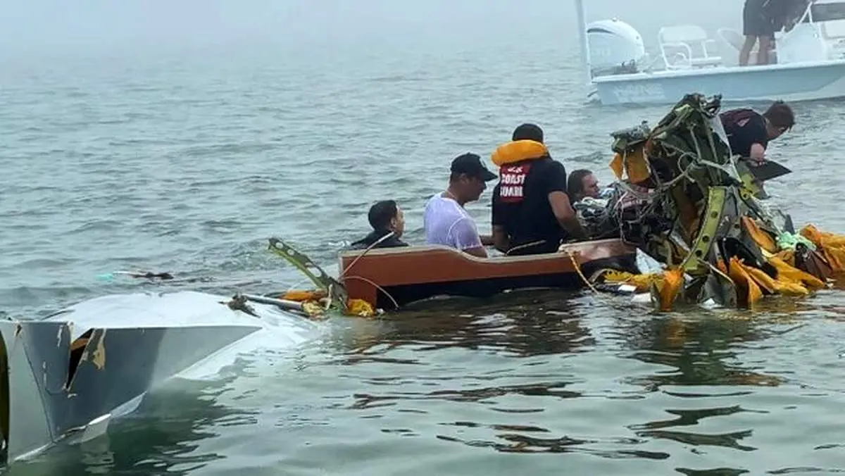 سقوط هواپیمای نیروی دریایی مکزیک