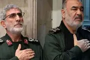 حضور سردار قاآنی و سلامی در دیدار با رهبری 