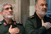 حضور سردار قاآنی و سلامی در دیدار با رهبری 