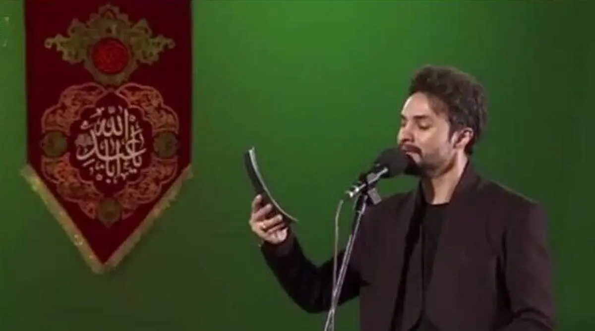 عکس جنجالی از مصطفی راغب در کنار بازیگر پرحاشیه در هیئت عزاداری
