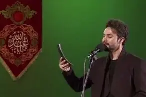 عکس جنجالی از مصطفی راغب در کنار بازیگر پرحاشیه در هیئت عزاداری