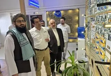 بازدید سفیر طالبان در ایران از مجتمع پتروشیمی نگین مکران