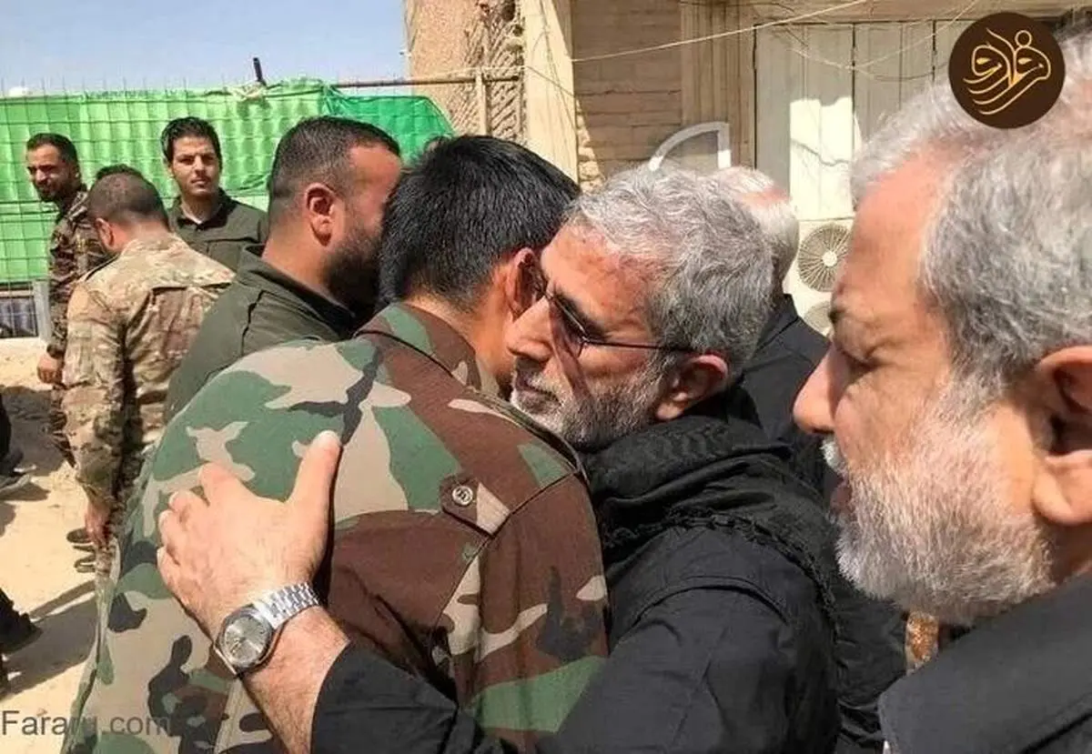 این مرد سردار قاآنی را در آغوش گرفت و اخراج شد + عکس
