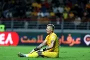 حرکت عجیب گلر خارجی فولاد در بازی با پرسپولیس!