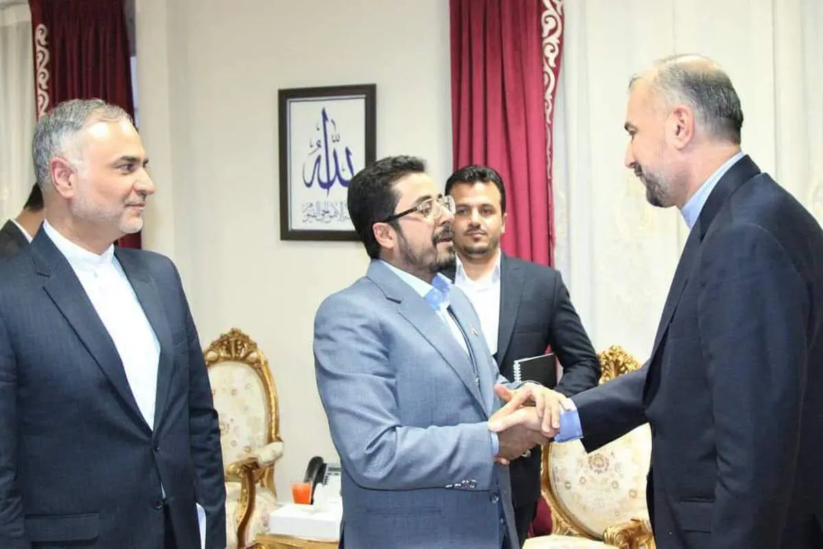 امیرعبداللهیان به سفارت یمن در تهران رفت + عکس 