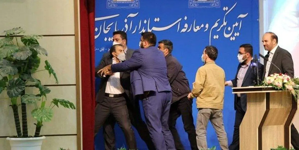 عاقبت فرد سیلی‌زن به استاندار آذربایجان شرقی مشخص شد!+ جزییات