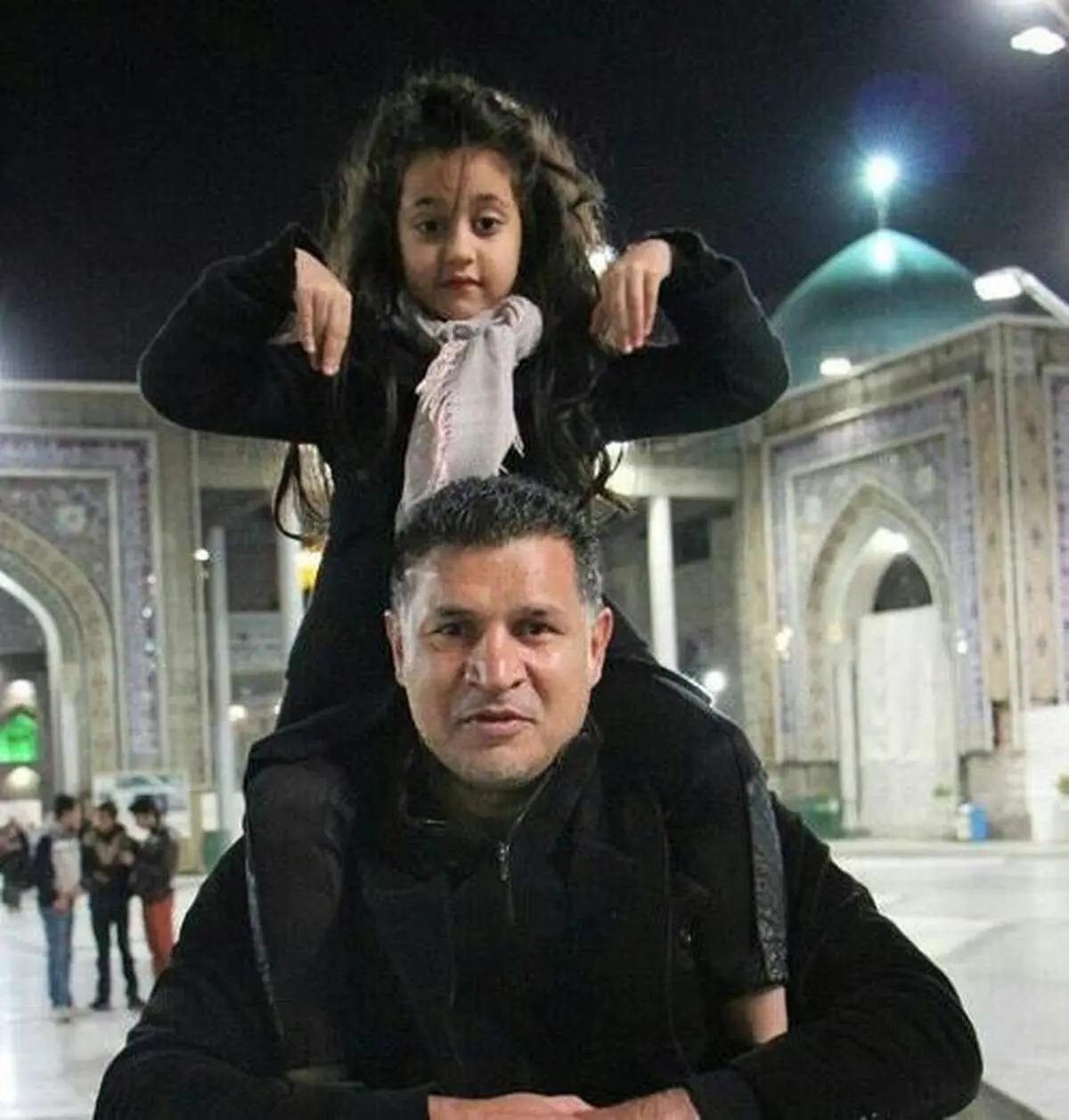 علی دایی و دخترش نورا/ عکس