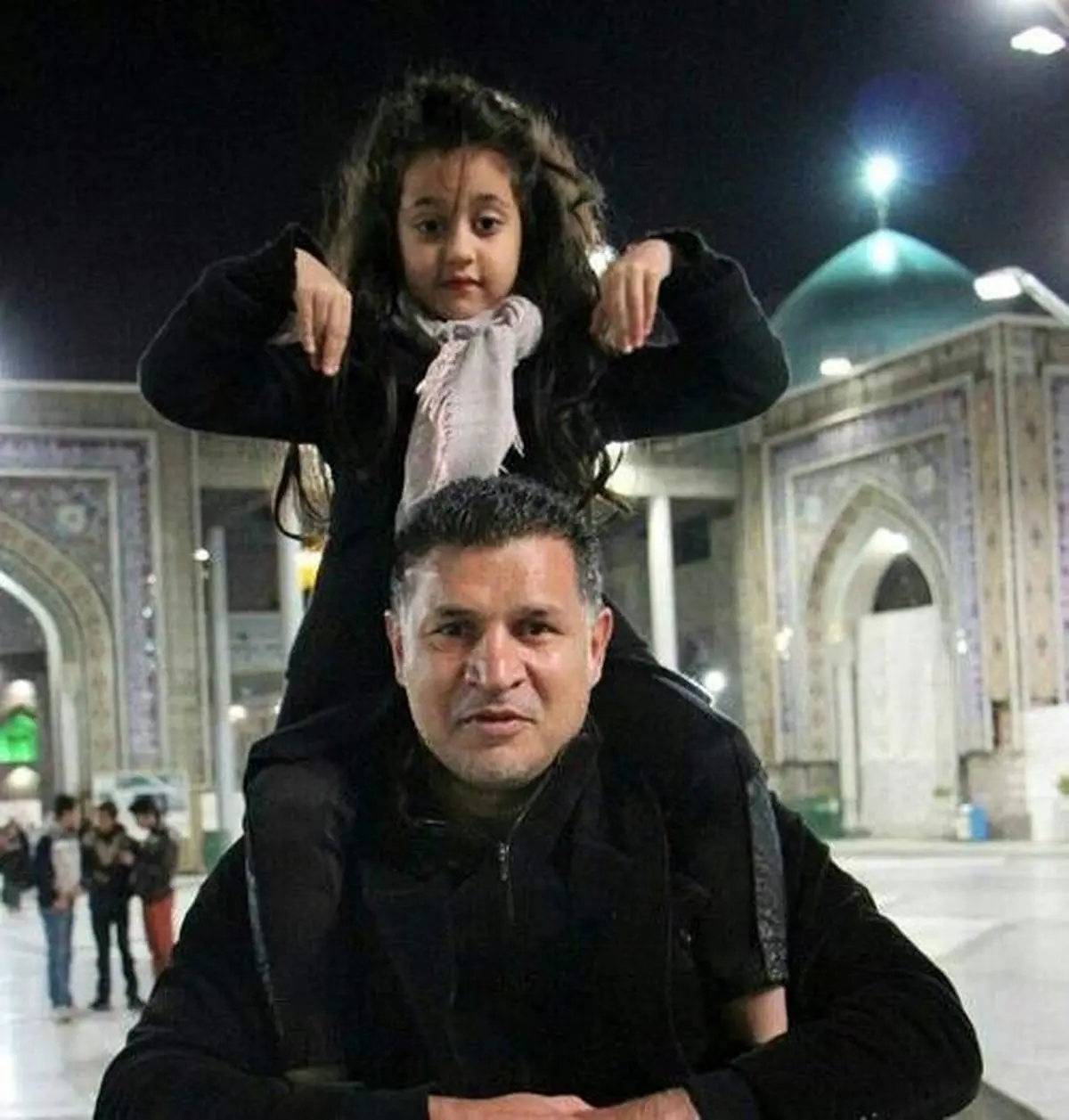 علی دایی و دخترش نورا/ عکس
