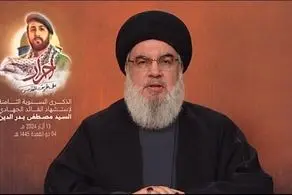 موضع گیری تازه سیدحسن نصرالله درباره عملیات تنبیهی ایران علیه اسرائیل و بالا بردن عکس السنوار 
