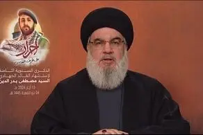 موضع گیری تازه سیدحسن نصرالله درباره عملیات تنبیهی ایران علیه اسرائیل و بالا بردن عکس السنوار 