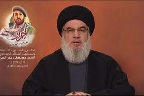 موضع گیری تازه سیدحسن نصرالله درباره عملیات تنبیهی ایران علیه اسرائیل و بالا بردن عکس السنوار 