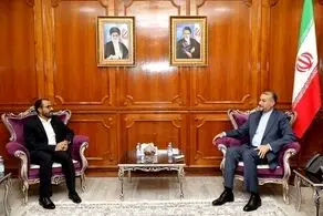 امیر عبداللهیان با مذاکره کننده ارشد دولت نجات ملی یمن دیدار کرد