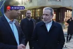 بازدید عراقچی از پشت صحنه دو سریال 