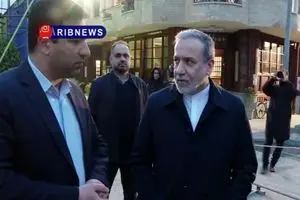 بازدید عراقچی از پشت صحنه دو سریال