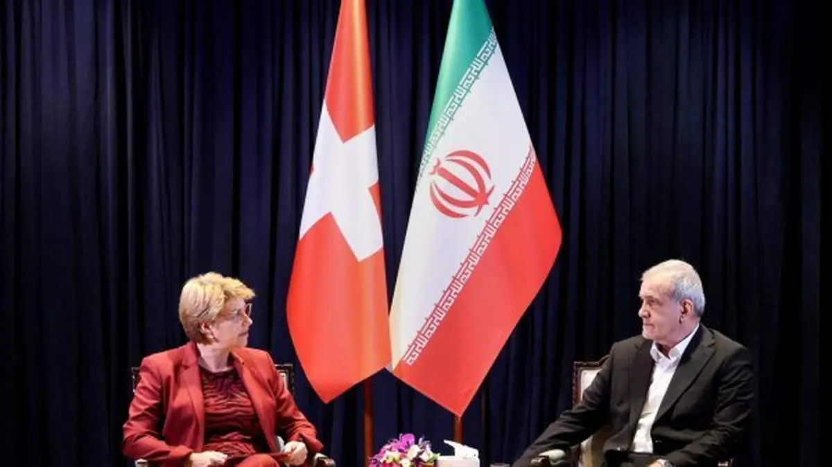 پزشکیان در دیدار رئیسجمهوری سوئیس: دولت چهاردهم به دنبال ایجاد ثبات، امنیت و آرامش در منطقه است