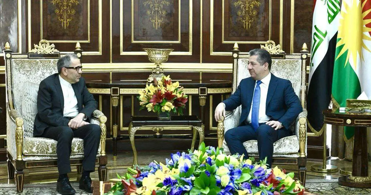 دیدار معاون سیاسی وزیر خارجه ایران با نخست وزیر اقلیم کردستان عراق  