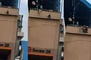 نجات زن در حال خودکشی در آخرین لحظه
