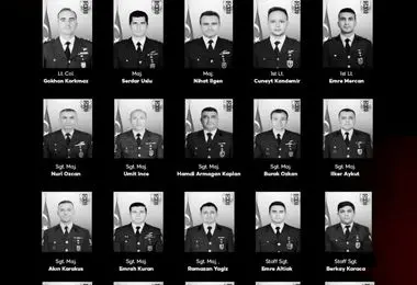 این ۲۰ نظامی در سقوط هواپیما یکجا کشته شدند + عکس 