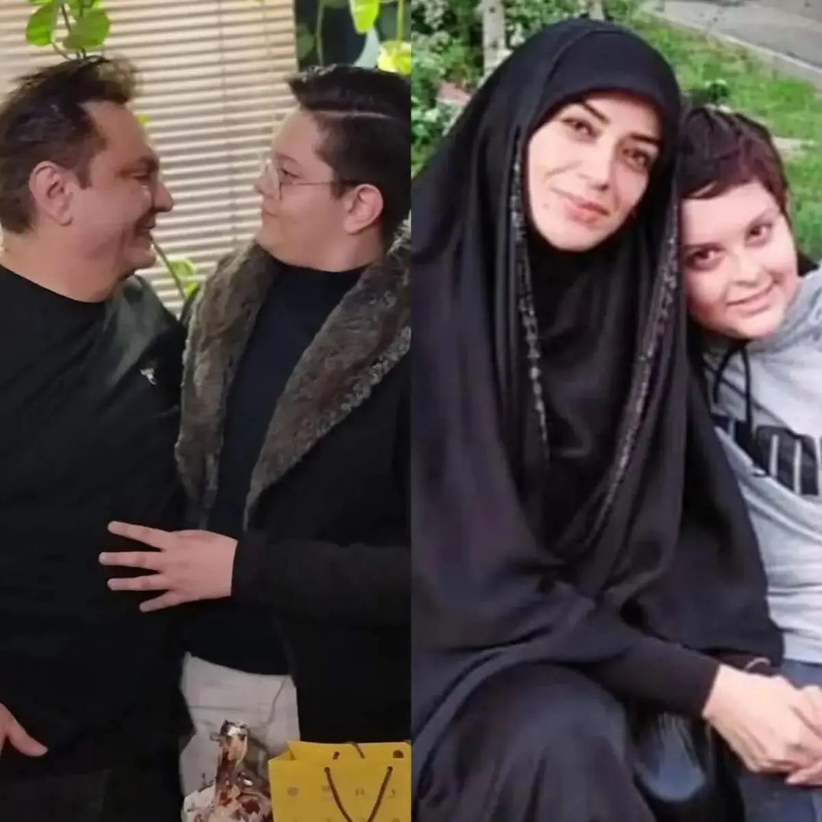  همسر سابق و پسر الهام چرخنده در اینستاگرام غوغا کردند!/ تصاویر