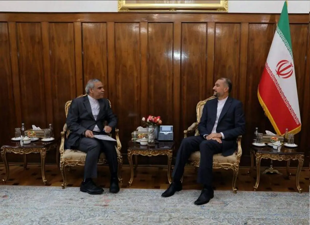 مهران موحدفر با امیرعبداللهیان دیدار کرد