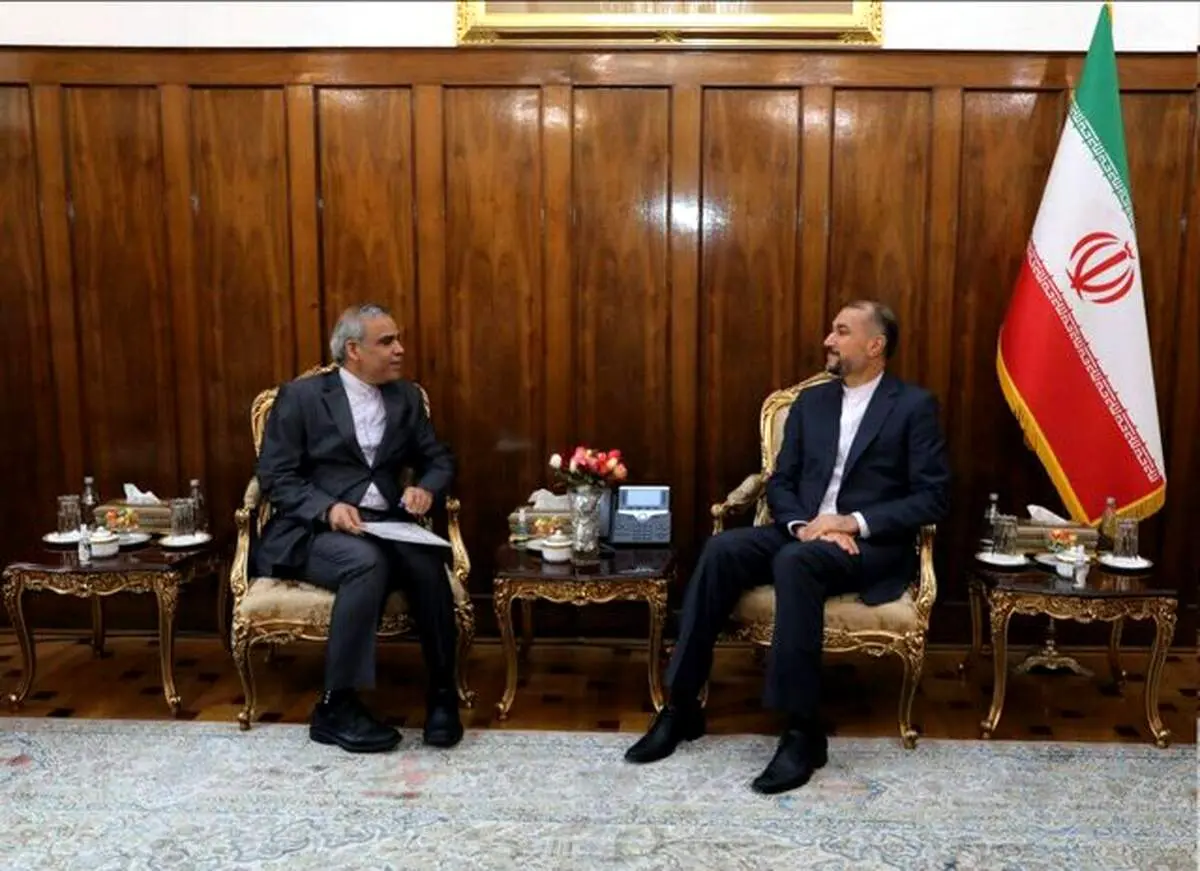 مهران موحدفر با امیرعبداللهیان دیدار کرد 