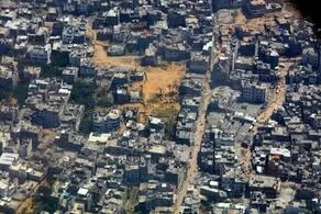 غزه مثل سطح ماه شده هیچ چیزی برای زندگی نیست 