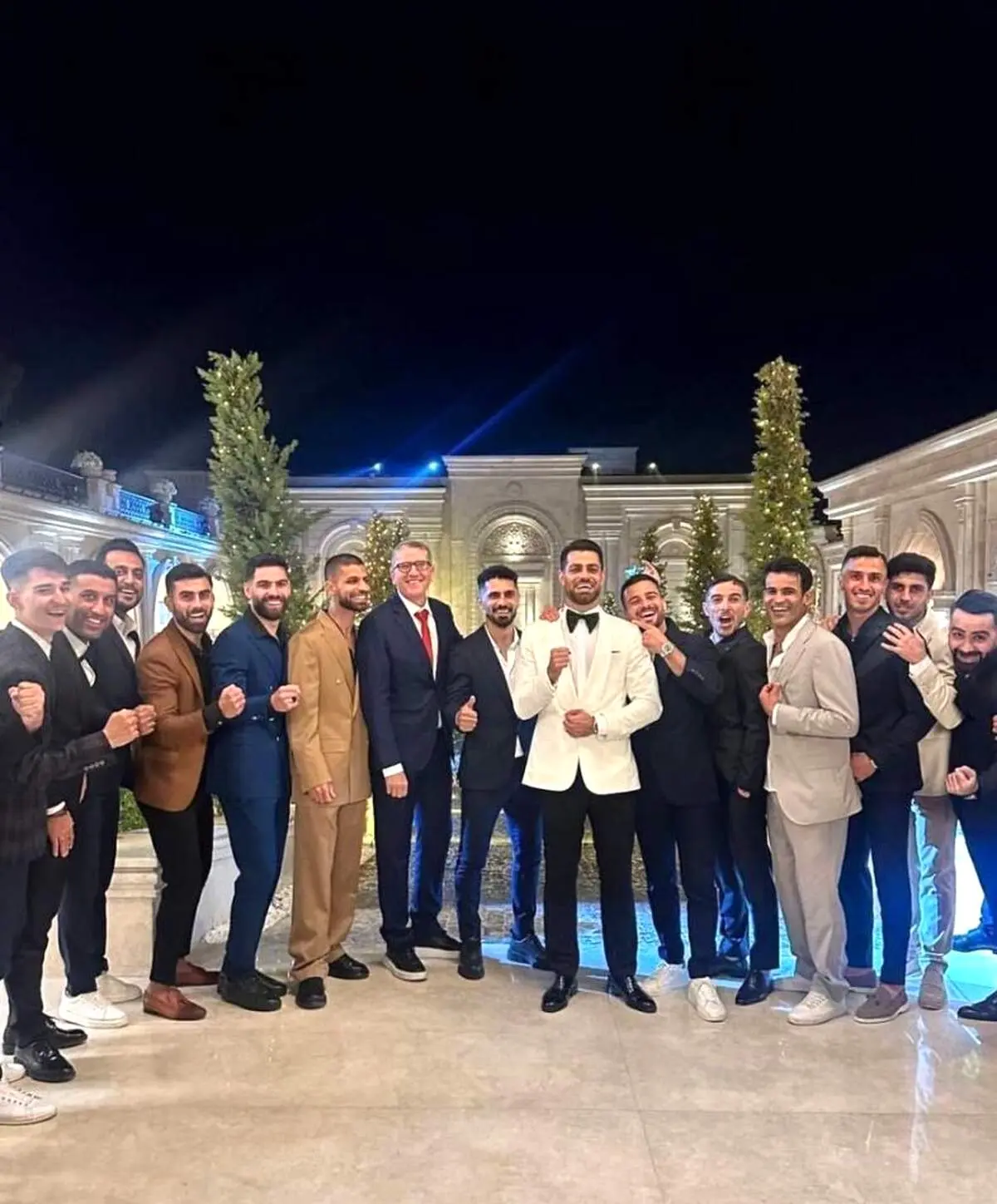 استایل آل کثیر و گاریدو در عروسی مرتضی پورعلی‌گنجی/ تصاویر