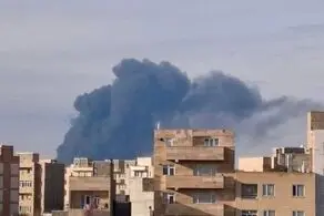  آتش‌سوزی هولناک یک سردخانه در حال احداث در جاده اردبیل - مغان
