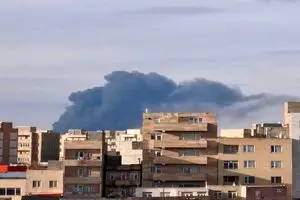 آتش‌سوزی هولناک یک سردخانه در حال احداث در جاده اردبیل