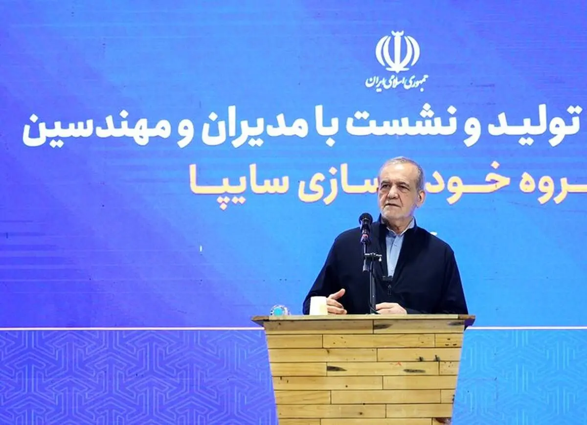 بازدید رئیس جمهور از خط تولید صنعت خودروسازی سایپا