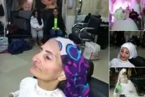 جولان عروس پیر در خیابان اسکندریه تهران!+عکس