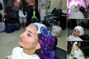 جولان عروس پیر در خیابان اسکندریه تهران!+عکس