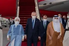 اردوغان به امارات رفت