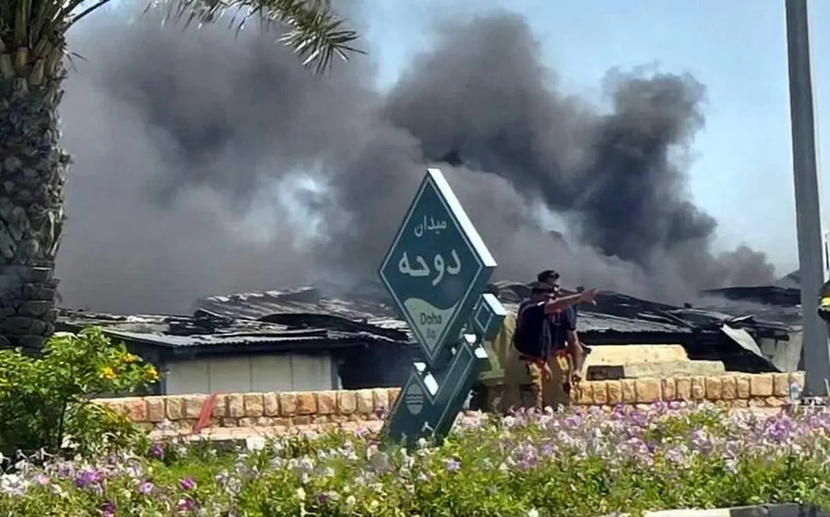 حملات به بندر بهمن و اسکله صیادی دوحه قشم