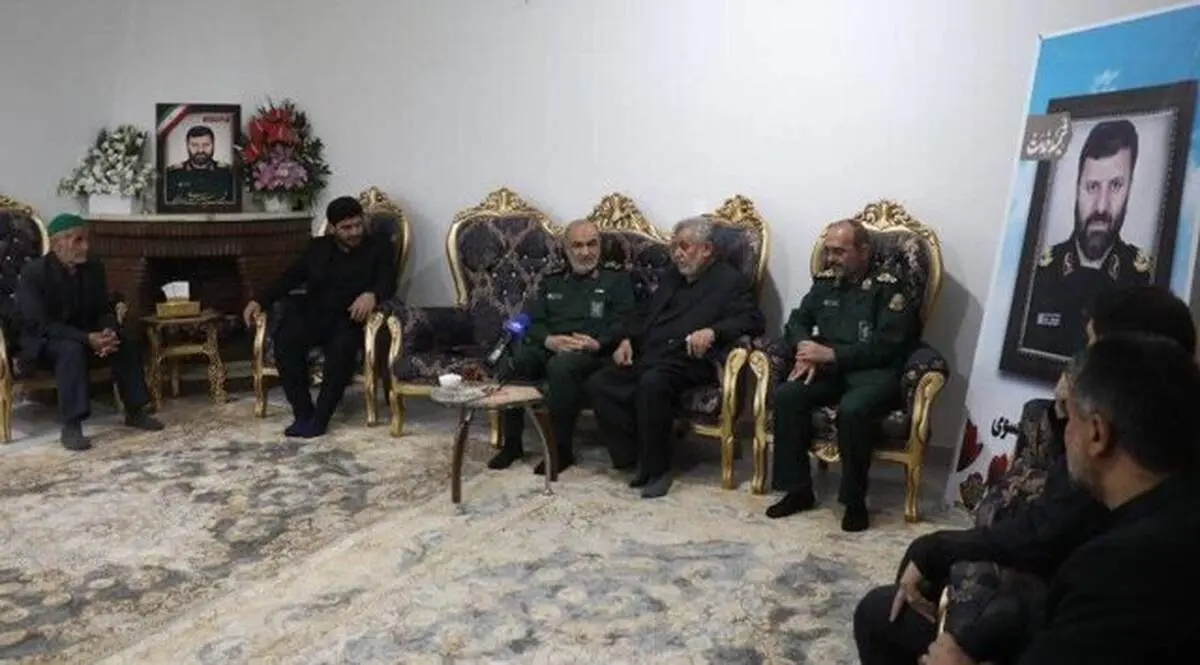 سردار سلامی به منزل فرمانده یگان حفاظت ریاست جمهوری رفت