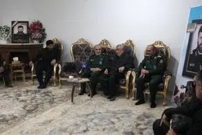 سردار سلامی به منزل فرمانده یگان حفاظت ریاست جمهوری رفت