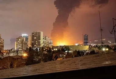 ۶ شهید و ۲۱ مصدوم در حمله به انبار نفت فردیس