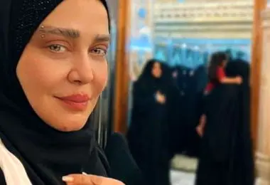 طرفداران بهاره رهنما در کربلا غافلگیرش کردند!/ فیلم