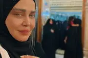 طرفداران بهاره رهنما در کربلا غافلگیرش کردند!/ فیلم
