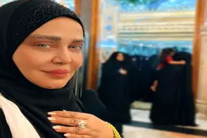 طرفداران بهاره رهنما در کربلا غافلگیرش کردند!/ فیلم