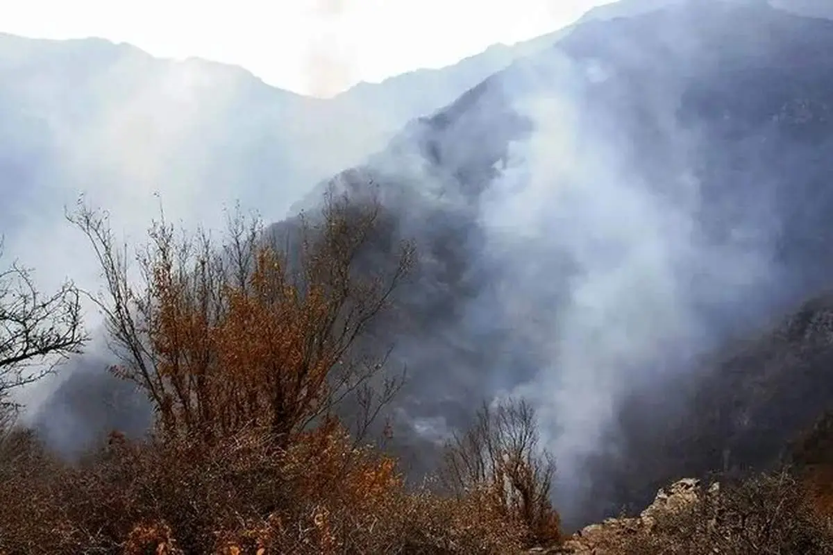 ۸ بالگرد و هواپیماهای ایلوشن مشغول اطفای حریق الیت هستند