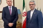 امروز در دفترم با سفیر انگلیس در تهران دیدار کردم 