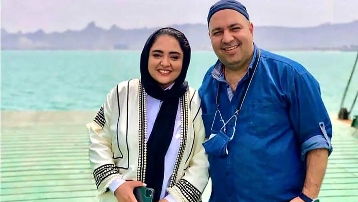 عکس علی اوجی و نرگس محمدی با اسطوره خوشتیپ فوتبال جهان