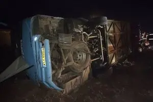اسامی فوت شدگان حادثه واژگونی اتوبوس دانش آموزان اعلام شد