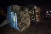 اسامی فوت شدگان حادثه واژگونی اتوبوس دانش آموزان اعلام شد
